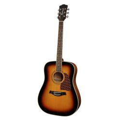   RD-16-SB Richwood Artist Series acoustic guitar, dreadnought model, solid top, sunburst, die cast machine heads.