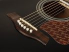 RD-17-CEBK Richwood Artist Series acoustic guitar, dreadnought model, cutaway, solid top, Fishman EQ and tuner, black