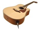 RD-17-CE Richwood Artist Series acoustic guitar, dreadnought model, cutaway, solid top, Fishman EQ and tuner, natural