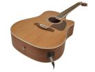 RD-17C-CE Richwood Artist Series acoustic guitar, dreadnought model, cutaway, solid cedar top, natural, Fishman EQ and tuner