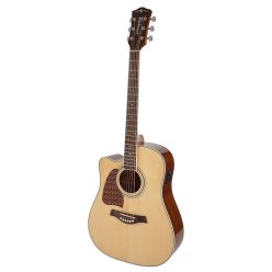   RD-17LCE Richwood Artist Series acousticc guitar, lefthanded, dreadnought model, cutaway solid Fishman EQ and tuner, natural
