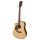 RD-17LCE Richwood Artist Series acousticc guitar, lefthanded, dreadnought model, cutaway solid Fishman EQ and tuner, natural