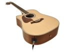 RD-17LCE Richwood Artist Series acousticc guitar, lefthanded, dreadnought model, cutaway solid Fishman EQ and tuner, natural