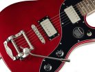 REG-375-RRM Richwood Master Series electric guitar "Buckaroo Deluxe Tremola", engineered wood fb, Roman Red metallic