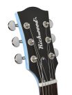 REG-435-IBU Richwood Master Series electric guitar "Retro Special Tremola", set neck, Irvine Blue