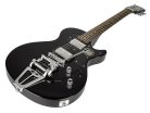 REG-435-MBK Richwood Master Series electric guitar "Retro Special Tremola", set neck, Milwood Black