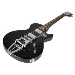   REG-435-MBK Richwood Master Series electric guitar "Retro Special Tremola", set neck, Milwood Black