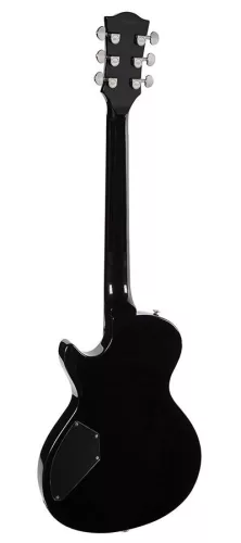 REG-435-MBK Richwood Master Series electric guitar "Retro Special Tremola", set neck, Milwood Black