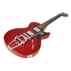   REG-435-PRD Richwood Master Series electric guitar "Retro Special Tremola", set neck, Portage Red