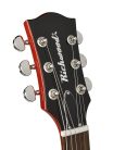 REG-435-PRD Richwood Master Series electric guitar "Retro Special Tremola", set neck, Portage Red