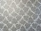 RF3546 Luthitec  silver backed black paisley paper guitar body decal, 690x480mm