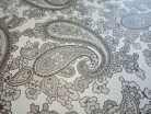 RF3546 Luthitec  silver backed black paisley paper guitar body decal, 690x480mm