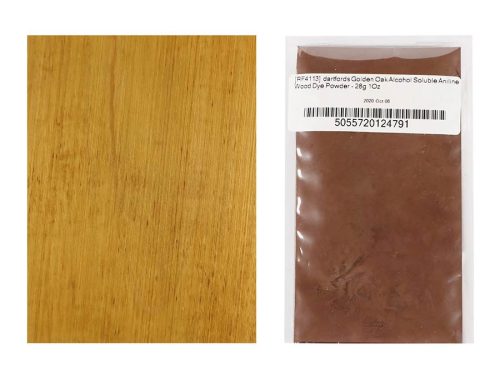 RF4113 dartfords Alcohol Soluble Aniline Dye Golden Oak - 28gr (enough for approx 2L of dye)