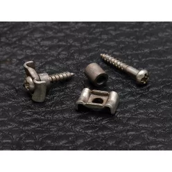   RG105&RG130 Gotoh Master Relic Collection string retainer, Stallion, nickel spacer and screw, set of 2, aged nickel