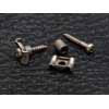 RG105&RG130 Gotoh Master Relic Collection string retainer, Stallion, nickel spacer and screw, set of 2, aged nickel