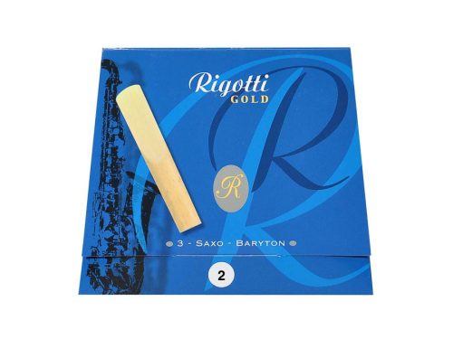 RGB20/3 Rigotti Gold baritone saxophone reeds, 3-pack, 2.0