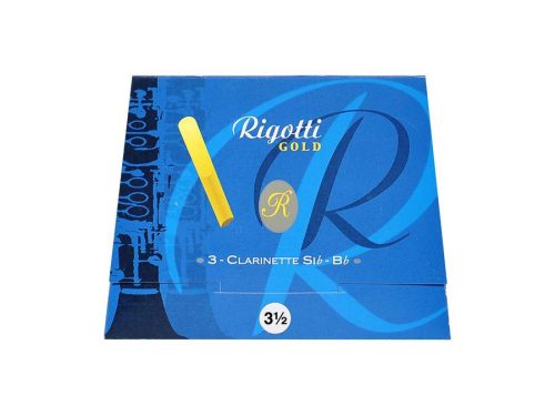 RGC35/3 Rigotti Gold Bb clarinet reeds, 3-pack, 3.5