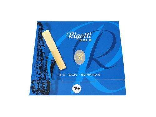 RGS15/3 Rigotti Gold soprano saxophone reeds, 3-pack, 1.5