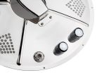 RHP-20/CH Royall Single Cone coverplate pickup assembly Hotplate for biscuit style resonators - chrome