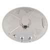 RHP-20/CH Royall Single Cone coverplate pickup assembly Hotplate for biscuit style resonators - chrome