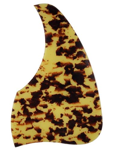 RIAC-05 Boston  pickguard teardrop, 1-ply yellow shell, w.self adhesive tape