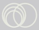 RIM-SET-1 Hayman  overtone control ring set for drumkit, transparent, 10"-12"-14"-14"