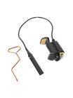 RLST-VOMN Realist  transducer for viola, black wrapped copper element, 1/8" clamp-on mini jack