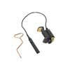 RLST-VOMN Realist  transducer for viola, black wrapped copper element, 1/8" clamp-on mini jack