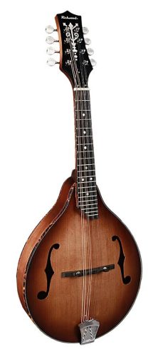 RMA-90-NT Richwood Heritage Series A-style mandolin with solid maple body & solid spruce top, natural