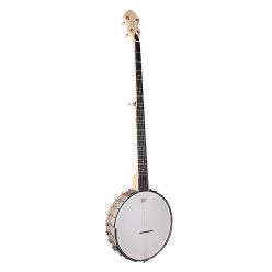   RMB-1405-LN Richwood Heritage Series long neck open back 5-string banjo, maple rim, 24 brackets, whyte laydie tone ring, incl case