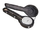 RMB-1405-LN Richwood Heritage Series long neck open back 5-string banjo, maple rim, 24 brackets, whyte laydie tone ring, incl case