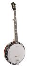 RMB-1805 Richwood Heritage Series folk banjo with two tension rods, solid maple rim, bronze tone ring, ebony fingerboard, 24 brackets