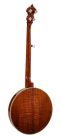 RMB-1805 Richwood Heritage Series folk banjo with two tension rods, solid maple rim, bronze tone ring, ebony fingerboard, 24 brackets