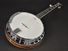 RMB-1805 Richwood Heritage Series folk banjo with two tension rods, solid maple rim, bronze tone ring, ebony fingerboard, 24 brackets