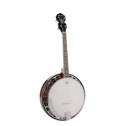   RMB-604-SS Richwood Heritage Series tenor banjo 4-string, mahogany rim, 24 brackets, short scale 17 fret