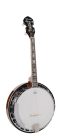 RMB-904-SS Richwood Heritage Series tenor banjo 4-string, aluminium rim + tone ring, ebony fingerboard, 24 brackets, 17 frets