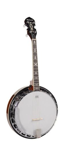 RMB-904-SS Richwood Heritage Series tenor banjo 4-string, aluminium rim + tone ring, ebony fingerboard, 24 brackets, 17 frets