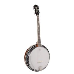  RMB-904 Richwood Heritage Series tenor banjo 4-string, aluminium rim + tone ring, ebony fingerboard, 24 brackets