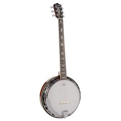   RMB-906 Richwood Heritage Series guitar banjo 6 string, aluminium rim + tone ring, ebony fingerboard, 24 brackets