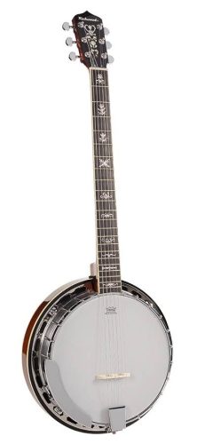 RMB-906 Richwood Heritage Series guitar banjo 6 string, aluminium rim + tone ring, ebony fingerboard, 24 brackets