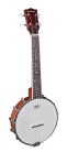 RMBU-404 Richwood Heritage Series open back ukulele banjo with mahogany rim, 12 brackets