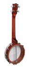 RMBU-404 Richwood Heritage Series open back ukulele banjo with mahogany rim, 12 brackets