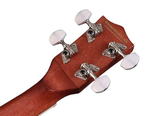 RMBU-404 Richwood Heritage Series open back ukulele banjo with mahogany rim, 12 brackets