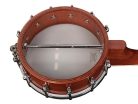 RMBU-404 Richwood Heritage Series open back ukulele banjo with mahogany rim, 12 brackets