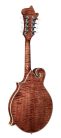 RMF-220-WN Richwood Heritage Series F-style mandolin with solid flamed maple body & solid spruce top, oil varnish walnut