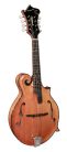 RMF-225-HB Richwood Heritage Series F-style mandolin with solid flamed maple body & solid spruce top, honey blond