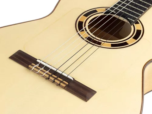 ROSA B Kremona Flamenco Series classic guitar ROSA BLANCA solid spruce and solid cypress, gloss finish