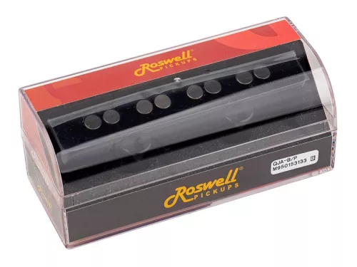 RP-QJAB Roswell  quarter pound J-bass pickup, large Alnico 5 rods, bridge, black