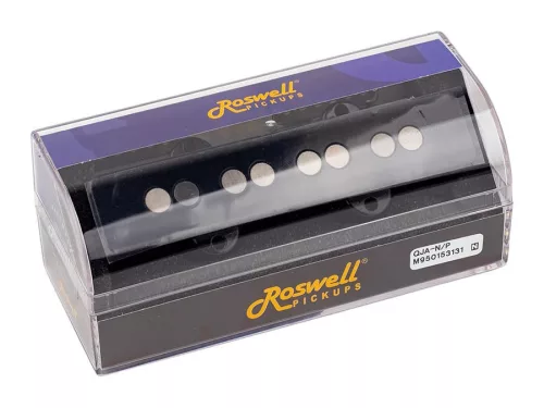 RP-QJAN Roswell  quarter pound J-bass pickup, large Alnico 5 rods, neck, black