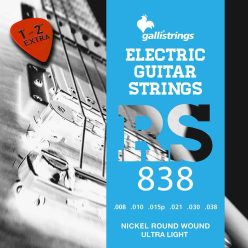   RS-0838 Galli  string set electric, nickel roundwound, ultra light, 008-010-015-021-030-038